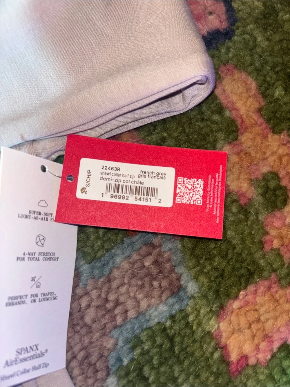 SPANX AirEssentials Shawl Collar Half Zip
